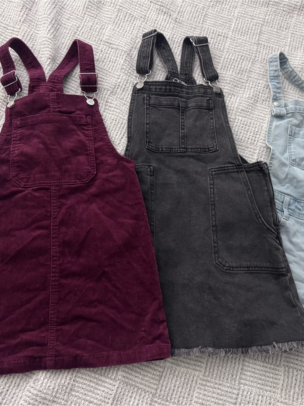 Girls overalls medium 7/8